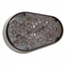 LED-Verkleidungsblinker Kawasaki getönt, paar, m.Distanzhülse, e-geprüft