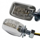 LED Mini-Blinker "Nano" chrom (Paar)