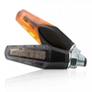 LED-Blinker "Freeze"schwarz , getönt , Paar , M10 , L 64 x B 25 x H 15 mm , E-geprüft