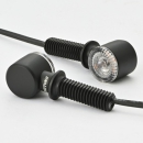LED-Blinker D-Light "MINI2"M8 , Alu , Paar , L 45 x T 15 x H 15mm , E-geprüft