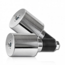 Lenkergewichte aus Stahlverchromt , 204 Gramm , für Stahllenker 7/8"-22 mm , Ø außen 30 mm
