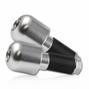 Lenkergewichte für ALU-Lenkersilber , innen Ø 13 mm , 38 Gramm , außen Ø 22 mm