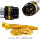 Zierring + Schraube "Magic"Paar , gold eloxiert 