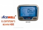 ZZMultifunktionelles Digitalinstrument ACE-3252 Tacho-Drehzahlm.-Uhr-TEmper.-Tank-Ganganzeige silber