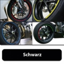 Felgenrandaufkleber "GP", schwarz, 7 mm breit vorgeformt für 16-19" Felgen