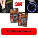 Felgenrandaufkleber rot fluoreszierend, 19-21", 5mm, 7m + Aufklebehilfe