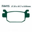 Bremsbeläge Honda SH 300 (Sinter SCO SFA415HH) hi
